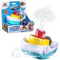 Bburago BB JUNIOR SPLASH N PLAY SPRAYING TUGBOAT Bath Toy