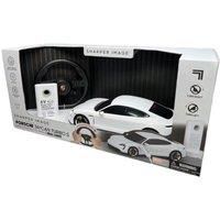 SHARPER IMAGE Porsche Taycan Turbo S Remote Control Car - White, White,Black