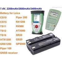 2025 NEW 7.4V 2200mAh/2800mAh/3400mAh Battery GEB221 for Leica CS10,CS15,GNSS receiver,TS11,TS12,TS16,ATX1200,GRX1200,RX1200