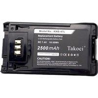 Replacement Battery 2500mAh for Kenwood,NX-200, NX-300, TK-5220, TK-5320, TK-3320,KNB-47L, KNB-48L, KNB-50NC, KNB-47L