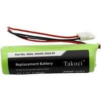 VINTRONS 2000mAh Battery For Alcatel Bluetooth 4068, 4068IP Touch
