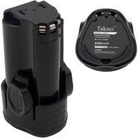 Battery 2500mAh for Black & Decker BDCDMT112, EGBL108, EGBL108KB, GKC108, HPL106 LBXR12, BL1110, BL1310, BL1510, LB12, LBX12