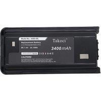 Replacement Battery 3400mAh for Kenwood,TK-2400VP, TK-3400UP2 ,TK-2402V16P, TK-3402U16P,KNB-69L