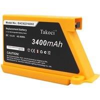 Replacement Battery 3400mAh for LG,VR34406LV,VR34408LV,VR5902LVM,VR5940L,EAC62218202,EAC62076601,B056R028-9010, EAC62218205