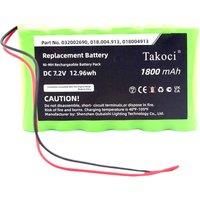 Replacement Battery 1800mAh for Compex Micro, Micro+, Theta Stim, mi-Theta Pro, Sport, Fitness 032002690, 018.004.913, 018004913