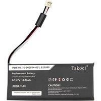 Replacement Battery 3800mAh for ADT, 2GIG Panel SmartThings, GC3 Panel, SP1-GC3, GC3e Panel 823990, 10-000014-001