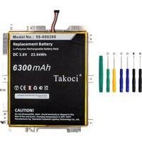 Battery For AMAZON Kindle Fire HD 10.1 9th 6300mAh