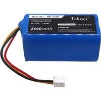 Replacement Battery 2600Ah for Liectroux,,Liectr,E30,C30B, C30B 2D,C30B 2D Wifi Robot Vacuum Cleaner,MD-C30B