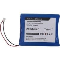 Replacement Battery 2000mAh for Midland,Stabo,Albrecht Albrecht TecTalk Float, Freecomm 850 ICP083448, ICP083448, JHHY903448A