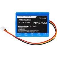 Replacement Battery 2000mAh for AR Pasadena, AWSBT10, AWSBT10BK, Santa Clara, AWSEE3, AWSEE3BK JS17650-Q2