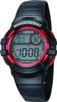 Lorus Digital Chronograph Children / Youth Watch Red, Blue, Black, Pink, Purple