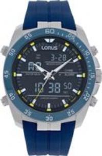 Lorus Men's Quartz Watch with Rubber Strap – RW617AX9