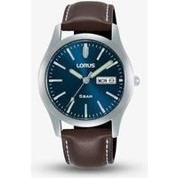 Lorus Unisex/'s Analog-Digital Quartz Watch with Leather Strap RXN81DX9