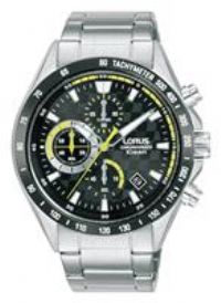 Lorus Men/'s Analog Quartz Watch with Metal Strap RM313JX9