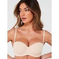 Dorina Saturn Light Padded Bandeau Bra - Beige