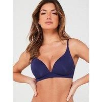 Dorina Aries Light Padded Lace Wireless Bra - Navy