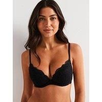 Dorina Origins Push Up Plunge Bra - Black