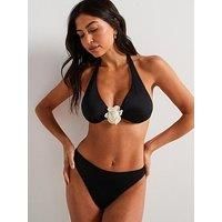 Dorina Baiga High Leg Brazilian Brief - Black