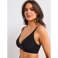 Dorina Aries Light Padded Lace Wireless Bra - Black