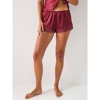 Dorina Lyra Satin Shorts - Red