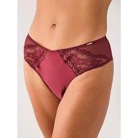Dorina Lyra Satin Hipster Classic Brief - Red