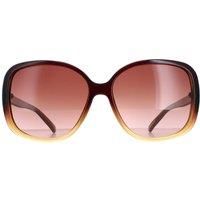 Ted Baker Women/'s Krash Oversized Sunglasses, Brown Gradient