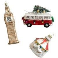 Retro Hanging Christmas Tree Ornaments - 8 Options