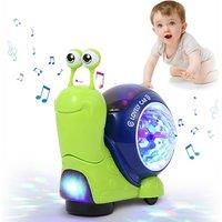 Crawling Musical Toy For Kids In 2 Designs And 4 Colour Options - Orange