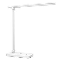 Lepro LED Desk Lamp, Dimmable Eye Caring Table Lamps, 3 Colour Modes x 5 Brightness Levels, Touch Control Desktop Daylight Lamp for Back to School, Bedside, Office, Reading, Crafts, Nails and More