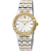 Roberto Cavalli by Franck Muller Women Analog Quartz Watch with Stainless Steel Strap RV1L188M0081