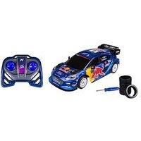 Nikko RC 10403 M-Sport Ford Puma #8 Tänak 28 cm, Realistic Details with Extra Set Tyres and Screwdriver, RC Rally Car with 2.4 GHz Remote Control, 30 m Range, from 6 Years, Blue