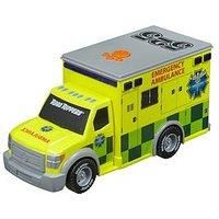 Nikko Push Button Ambulance Rescue Vehicle, Yellow