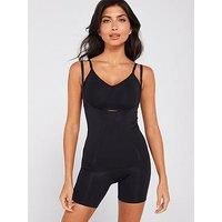 Dorina Open Bust Romper With Open Gusset - Black