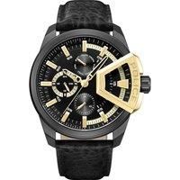 Police Watcher underlined Men/'s Analogue Quartz Watch with Leather Strap PEWJF0005704