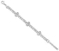 Police Vertex Stainless Steel Skull Chain Bracelet