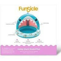 Funsicle Smiley Shark Shaded Pool