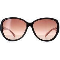 Ted Baker Sunglasses Ladies Shay 1394 Black Pink Flower cloth pouch RRP £75