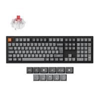 Keychron K10 Max Custom Mechanical Wireless Keyboard - Hot-Swappable Red Switch, QMK/VIA RGB Backlit, Full-Size Wireless for Gaming & Productivity (UK Layout) - Black