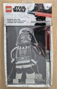 Lego 5005838 Star Wars Darth Vader Notebook Lightsaber Gel Pen 20th Anniversary