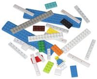 Lego Buildable Ruler Set With Minifigure Stocking Filler Kids Toy Building Gift