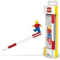 LEGO Iconic Writing Instrument - Pen Pal, Gel Pen with Minifigure Red, none