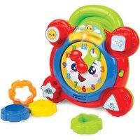 Winfun Time For Fun Learning Clock Light & Sound Shape Sorter Preschool Toy
