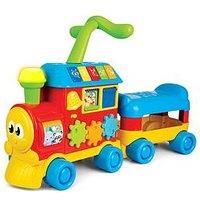 Winfun Learning Train | 2-In-1 Ride-On And Push Walker | Light Up Buttons, Sounds Promote Learning And Development | Suitable For Boys And Girls Age 1 – 3 Years