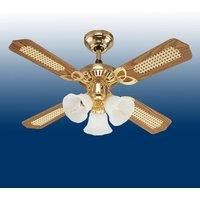 Westinghouse Princess Trio 42" Ceiling Fan Polished Brass