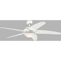 Ceiling Fan with LED Lamp and Remote Control Westinghouse Bendan White 132cm