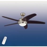 Bendan 52" Westinghouse Ceiling Fan Satin Chrome with Light & Remote