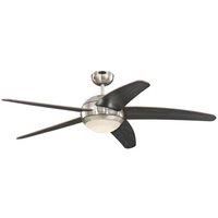 Bendan LED ceiling fan, wenge-coloured blades