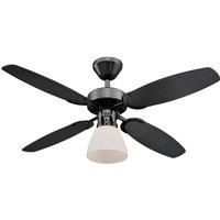 Westinghouse Capitol fan, graphite and black
