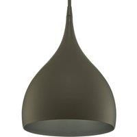 63293 One-Light Indoor Pendant, Matte Grey Finish