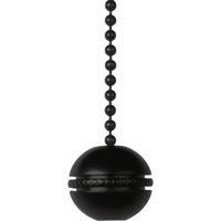 77185 Matte Black Finish, Beaded Ball Pull Chain